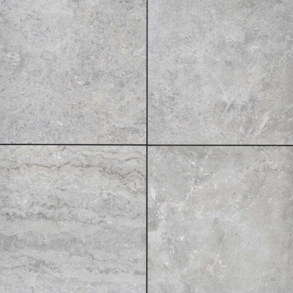 'Andes Silver' Travertine Look Porcelain Pavers