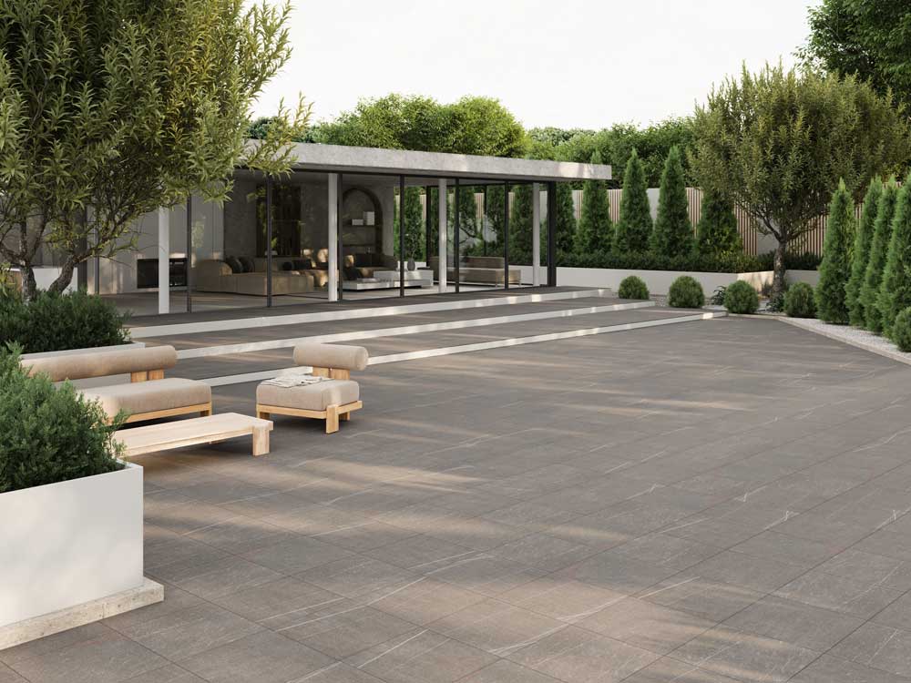 This image depicts a stunning outdoor space with modern architecture.